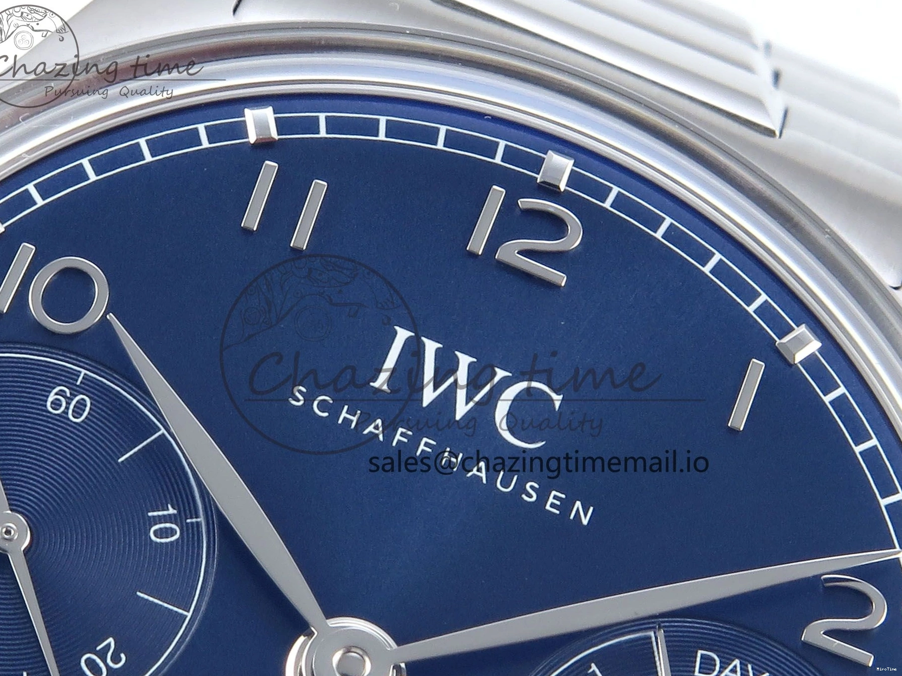MIROTIME 1221 Portugieser Auto IWC0562E APSF 1:1 Best Edition Blue Dial on SS Bracelet A Timeless 6997